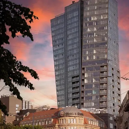 Lägenhet Miodowy W Hanza Tower -sauna&pool Szczecin