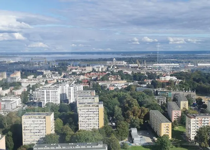 Apartment Miodowy W Hanza Tower -sauna&pool *