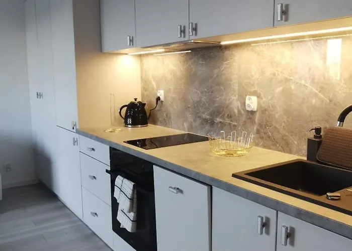 Apartament Miodowy W Hanza Tower -sauna&pool Szczecin